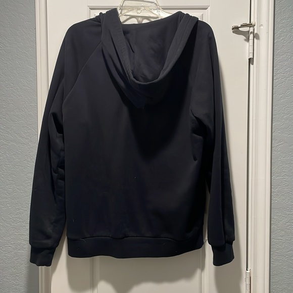 Under Armour Unisex hooded sweatshirt size MD loose fit black - Picture 6 of 6